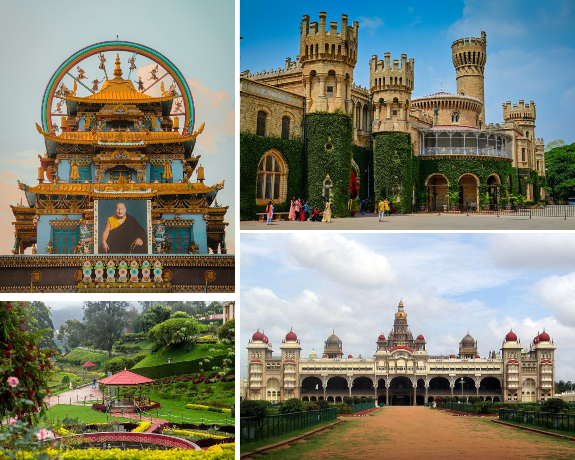 Bangalore – Mysore – Coorg – Ooty  Tour Package